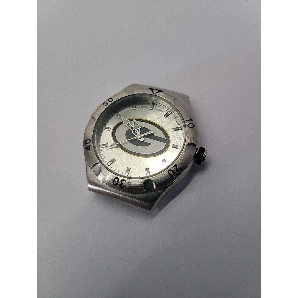 NFL Green Bay Packers Game Time Quartz Watch Head‎ Only Keeps Time